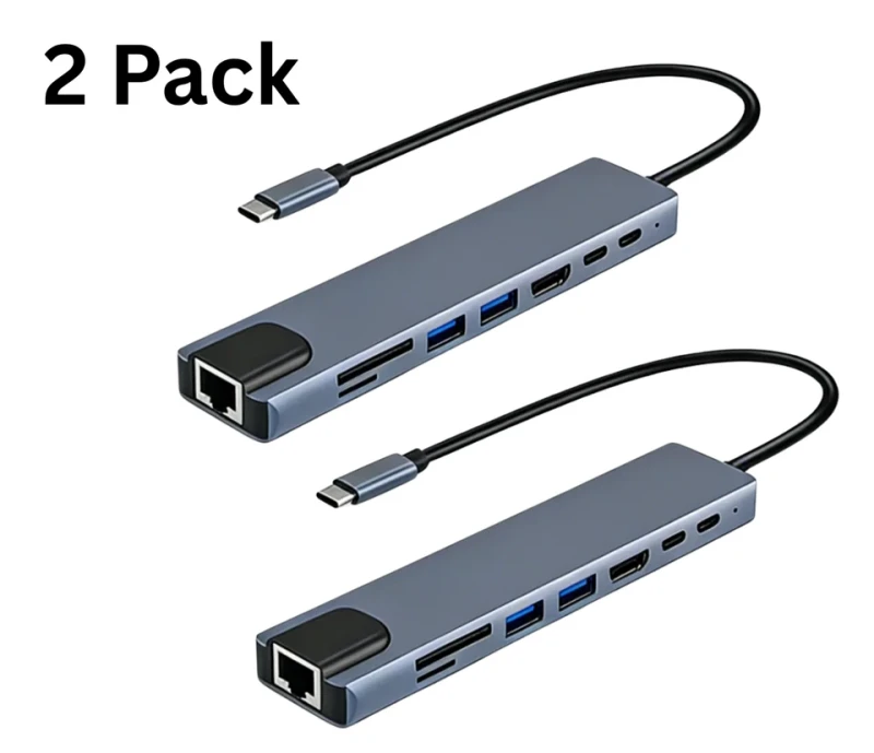 8 IN 1 TO TYPE C HUB