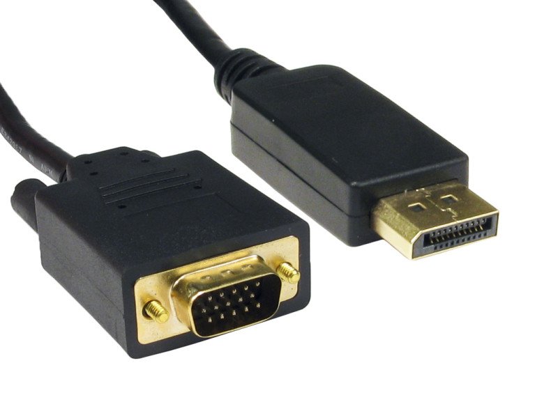 DP TO VGA CABLES 1.8M